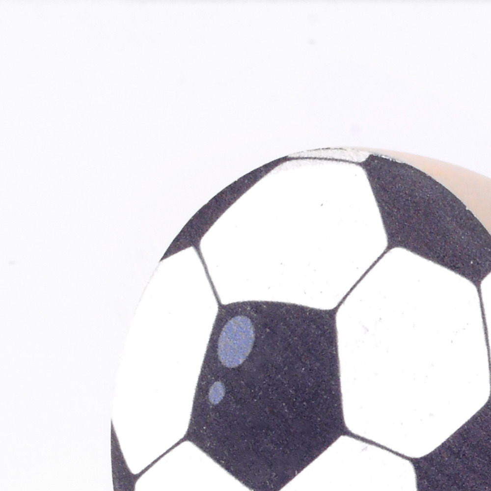 Handmade Pine Wood Football Sports Furniture Knob